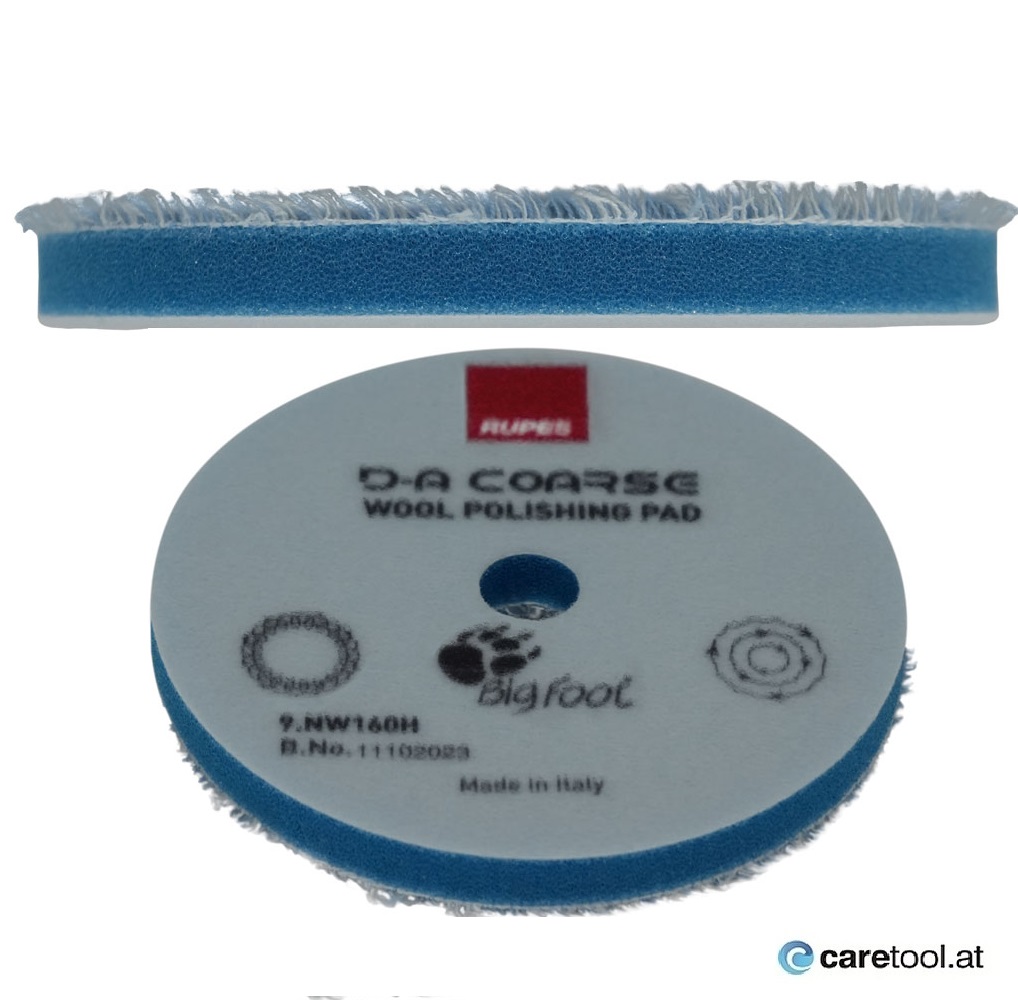 RUPES COARSE Wool-Pad, blau