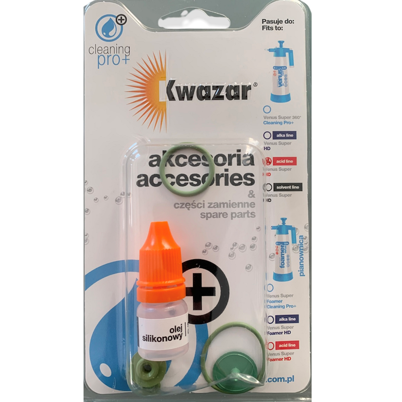 Dichtungssatz für Kwazar Venus Sprayer rot, acid line