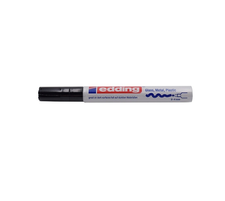 edding® 750 Glanzlackmarker, Farbe: schwarz